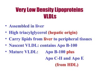 Lecture 3 lipoproteins metabolism- | PPT