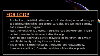 LOOPS IN PROGRAMMING - Muqaddas Bin Tahir .pptx