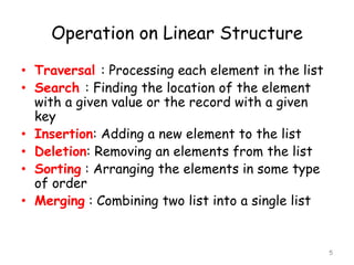 Lecture 3 data structures and algorithms | PPTX