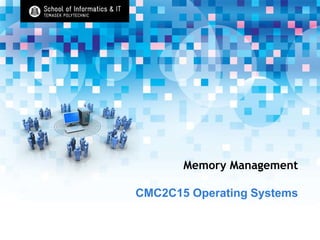 Memory Management
CMC2C15 Operating Systems
 