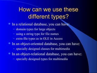 Lecture 3 multimedia databases | PPT