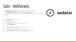 Sails - WebSockets
 