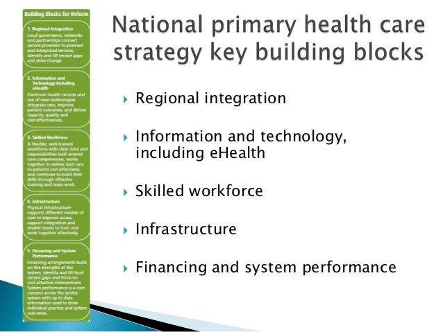 Primary health care nursing strategy