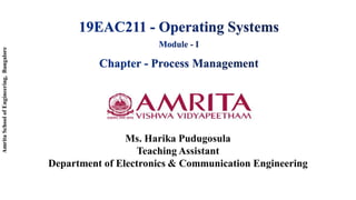 Amrita
School
of
Engineering,
Bangalore
Ms. Harika Pudugosula
Teaching Assistant
Department of Electronics & Communication Engineering
 