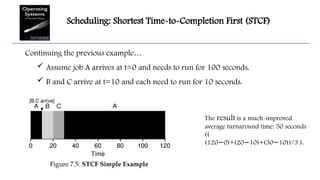 Scheduling Seconds Example Lecture 3 - Scheduling - Operating System | PPTX