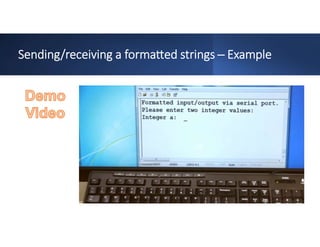 Sending/receiving a forma ed strings ─ Example
 