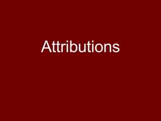 Attributions 