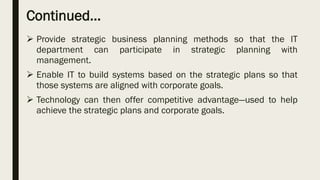Lecture-3: Traditional Approaches to System Development and Enterprise ...