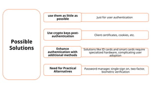 Computer System Security User Authentication | PPTX