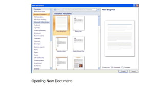 Report Writer Word Processor Program Lecture 3 use word processing for technical report | PPTX