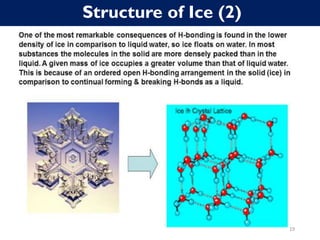 Lecture 3- Water 1.introduction to water. its structure | PDF