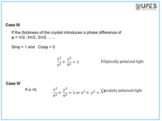 polarization of light it tells how we restrict the light | PPT