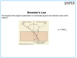 polarization of light it tells how we restrict the light | PPT