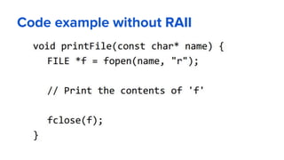 Advanced C++ concepts | PPTX