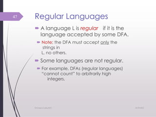 Regular Language Example Theory of Automata(Formal Language) Lecture 3.pptx