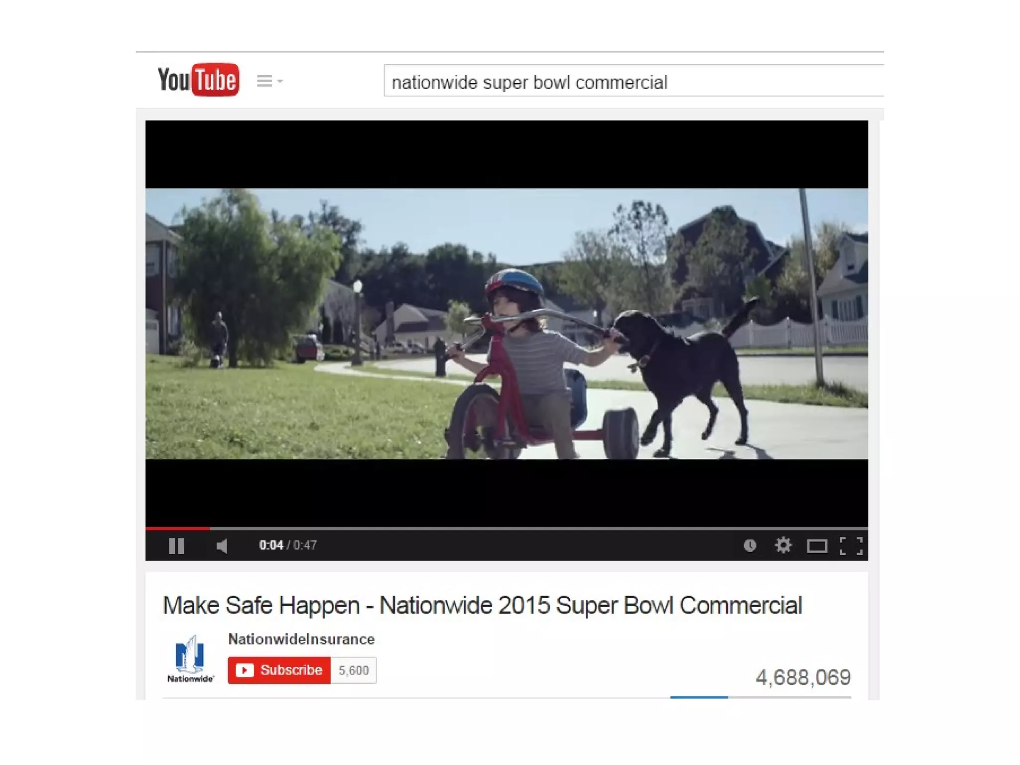 Current Events Discussion:
Nationwide Super Bowl
Commercial
 