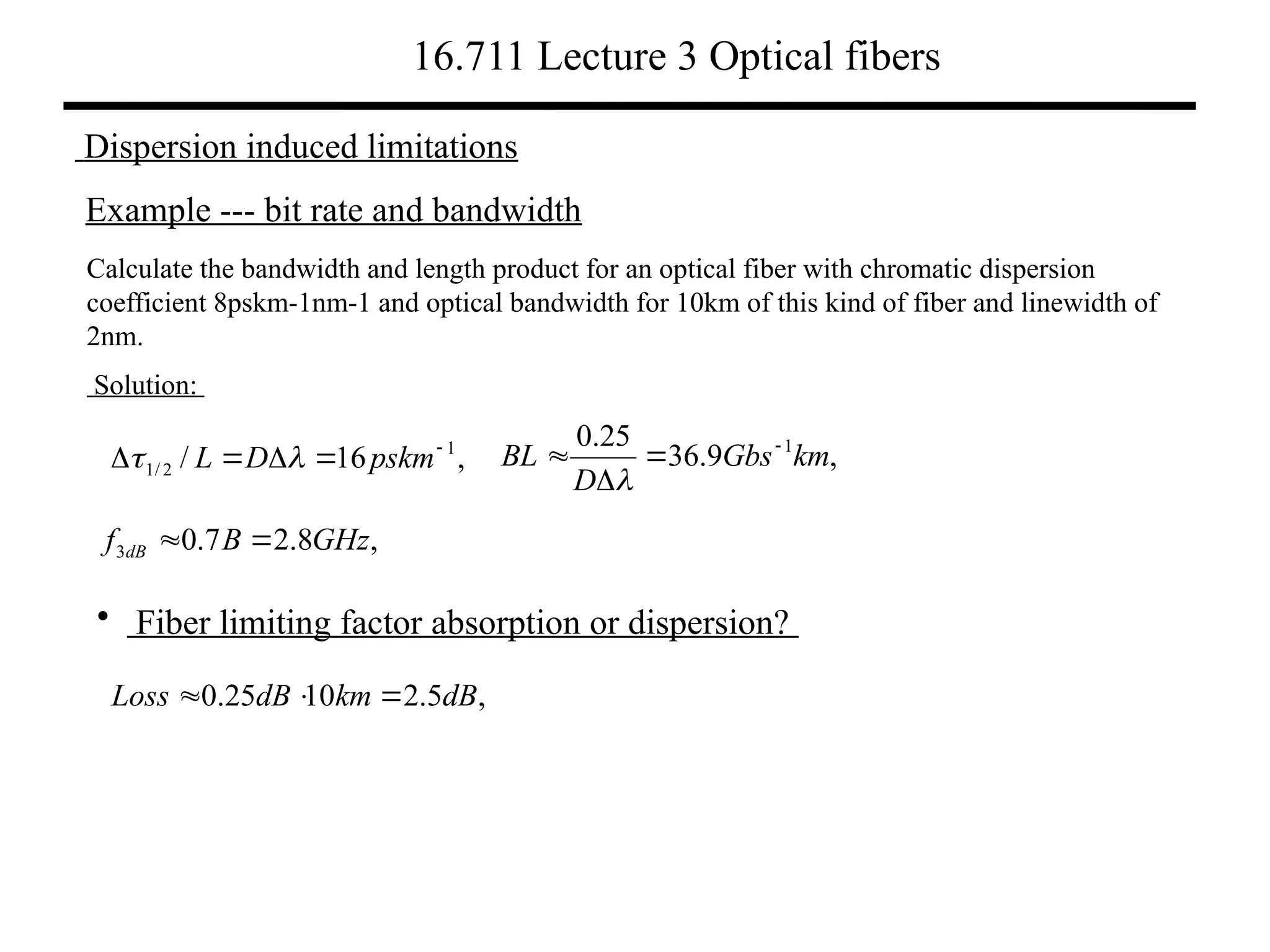 Fiber modes --- single mode and multi-mode fibers | PPTX