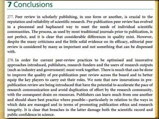 Lecture 32: Open Peer Review | PPTX | Publishing Industry | Industries