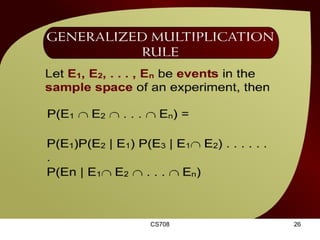Generalized Multiplication Rule – (37 – 13a)  
