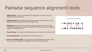 Comprehensive Guide to Sequence and Structural Alignments in ...