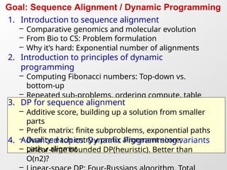 Comprehensive Guide to Sequence Alignment and Dynamic Programming in ...