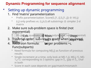 Comprehensive Guide to Sequence Alignment and Dynamic Programming in ...