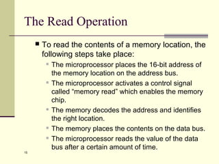 architecture memory interfacing | PPT