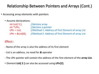 Comprehensive Guide to Pointers and Arrays in C++ Programming | PDF