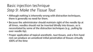 basic injection Techniques in local anesthesia.pptx