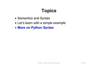 Lecture 3 basic syntax and semantics | PDF | Programming Languages ...