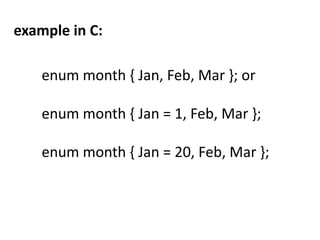 introduction to c- data types with examples | PDF