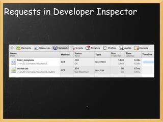 Requests in Developer Inspector 