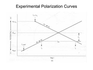 Experimental Polarization Curves
 