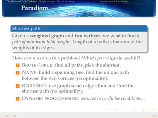 Shortest Path Problem | PPT