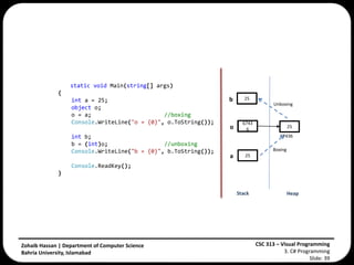 Lecture 3 __c_sharp | PPTX