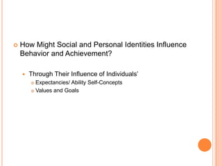 how culture influences personal identity