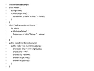 Comprehensive Introduction to Java Programming and OOP Concepts | PPTX