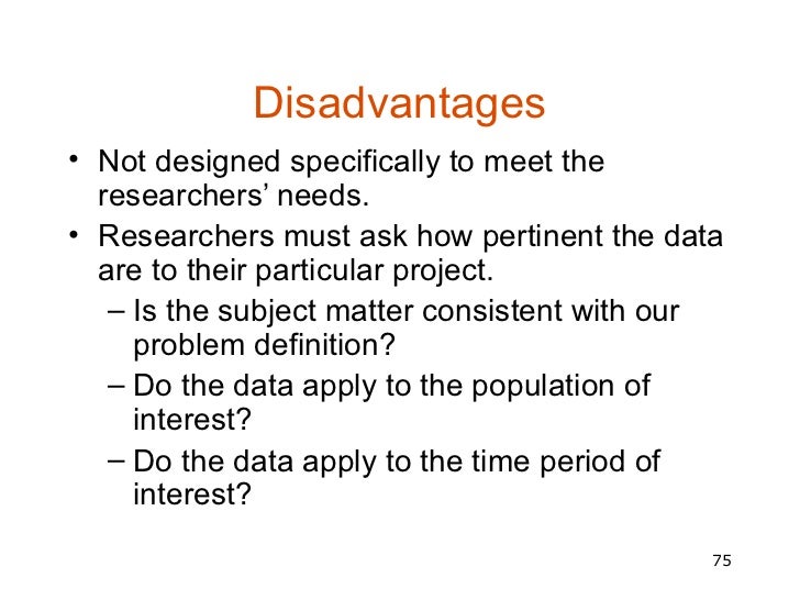 Advantages and disadvantages of literature review research design