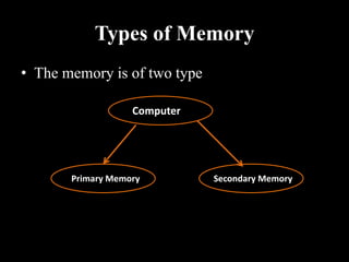 its about computer storage and its managements how to manage the memory ...