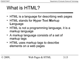 Lecture3 introduction towebpages | PPT