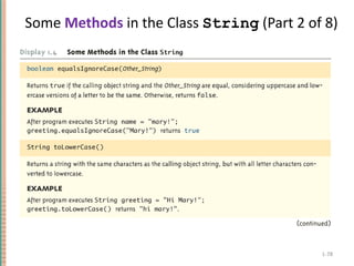 Some  Methods  in the Class  String  (Part 2 of 8) 1- 