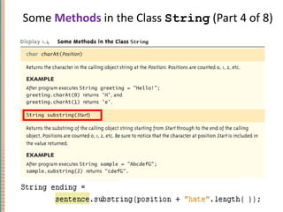 Some  Methods  in the Class  String  (Part 4 of 8) 1- 