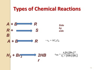 Lecture 3 kinetics of homogeneous reactions | PPTX