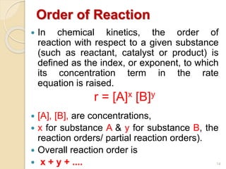 Lecture 3 kinetics of homogeneous reactions | PPTX