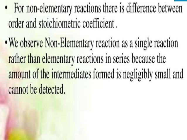 Lecture 3 kinetics of homogeneous reactions | PPTX