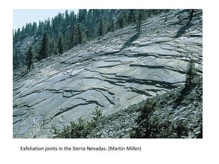 Exfoliation joints in the Sierra Nevadas. (Martin Miller)
 