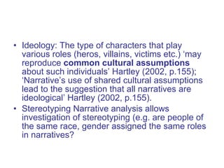 Lecture 3 - Narrative Analysis | PPT