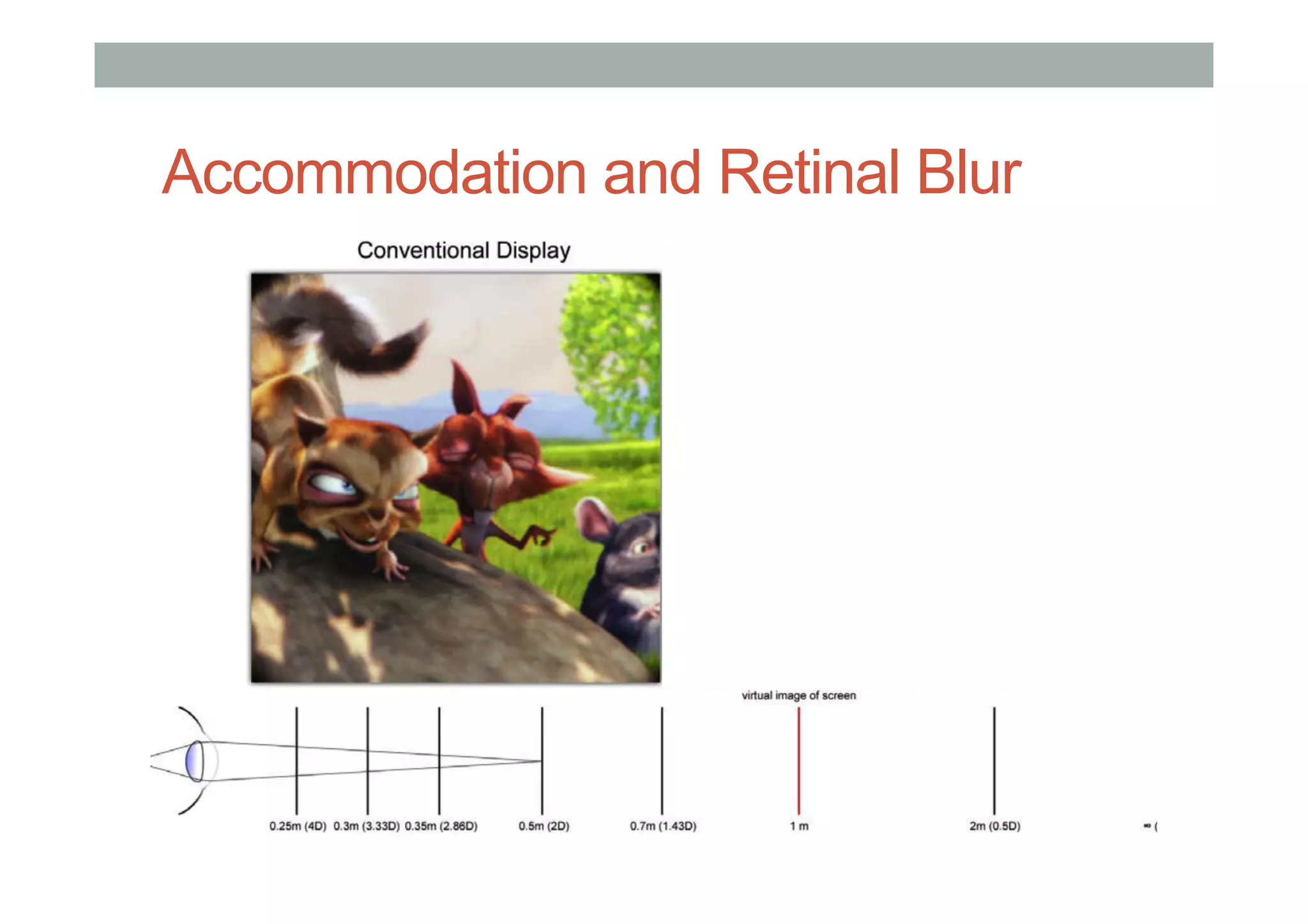 Accommodation and Retinal Blur
 