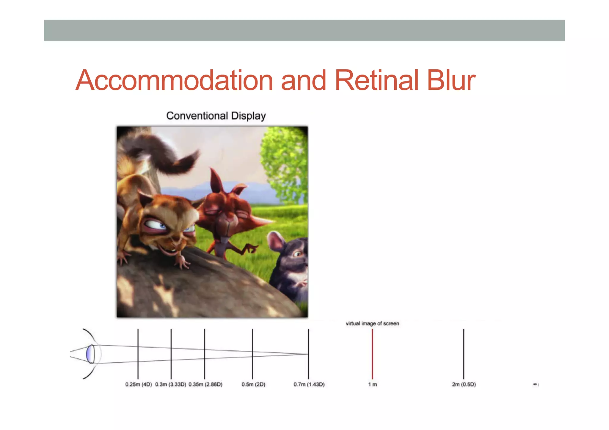 Accommodation and Retinal Blur
 
