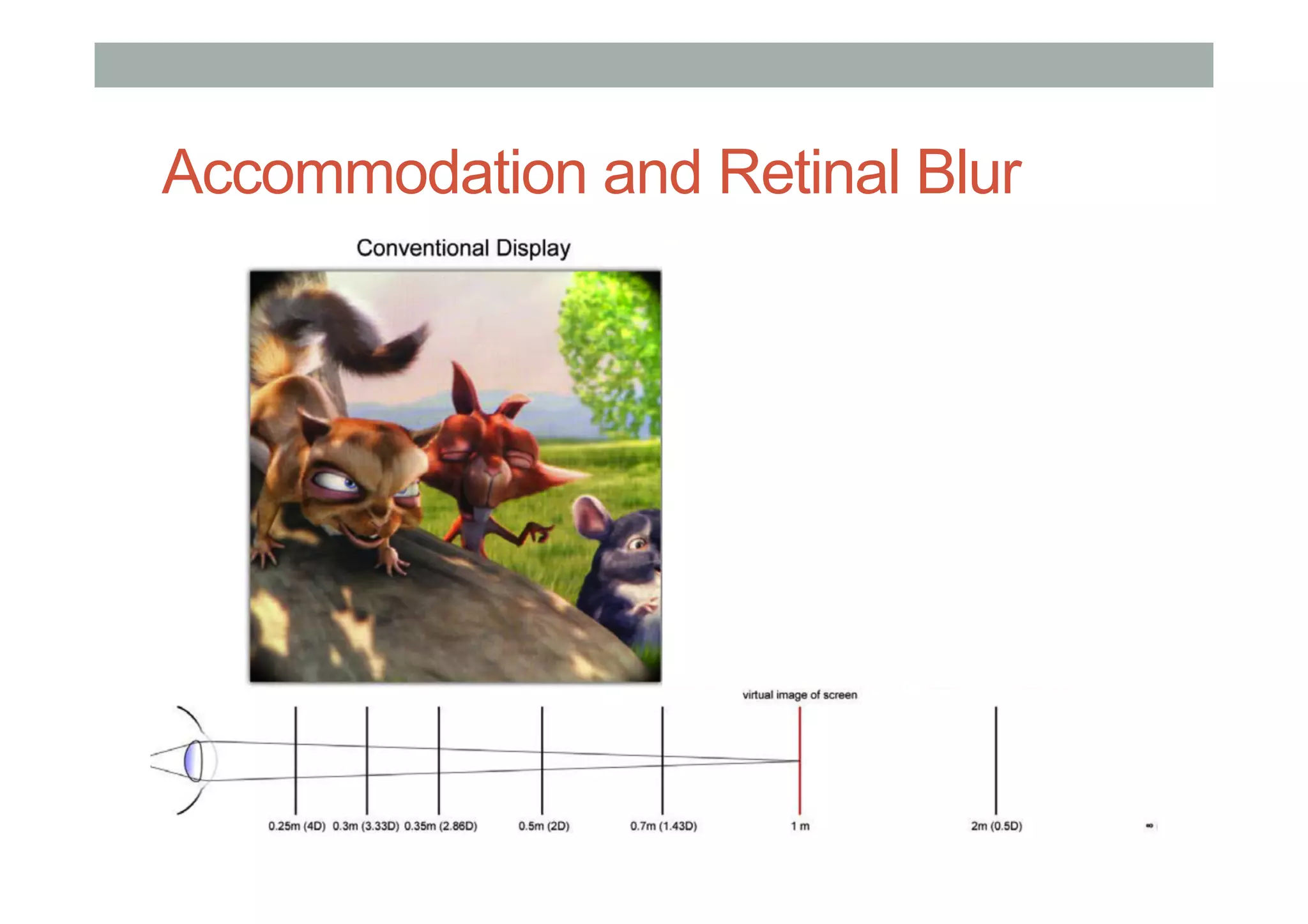 Accommodation and Retinal Blur
 